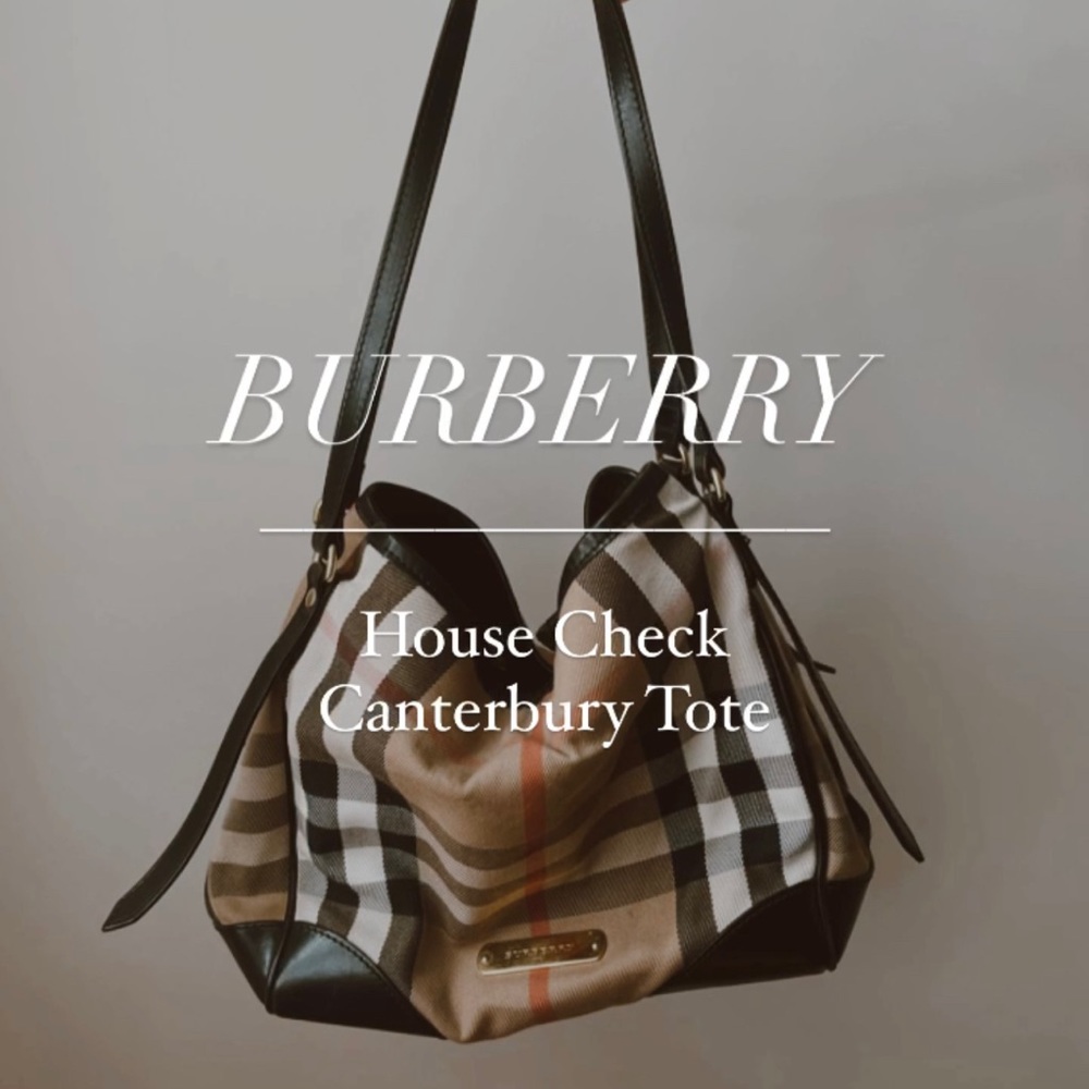 Burberry House Check Canterbury Tote Black